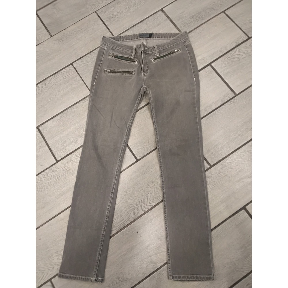 KILL CITY Grey Zipper Detail Skinny‎ Jeans Size 31